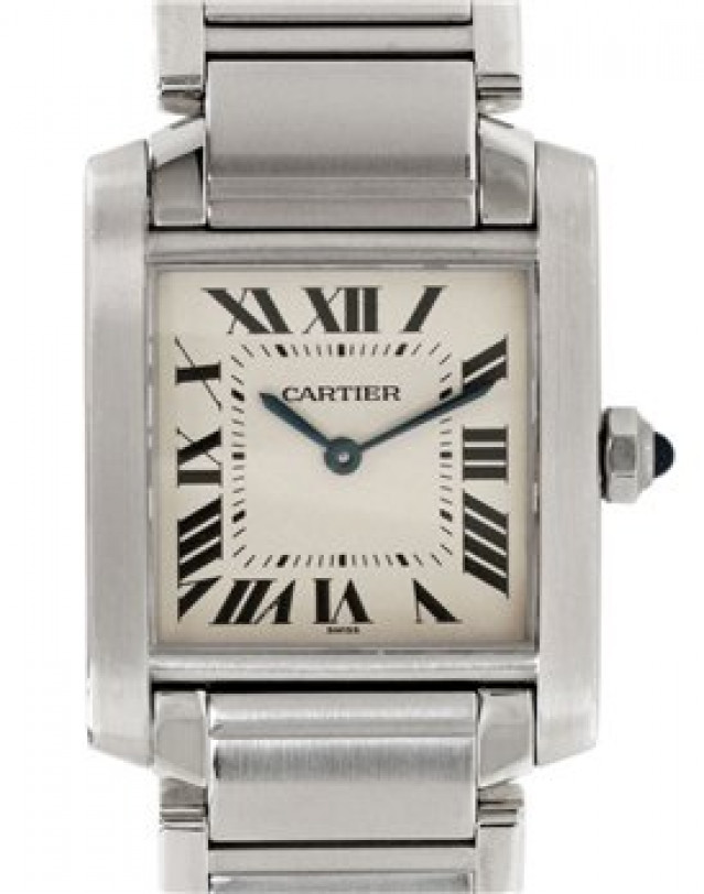 Used Cartier Tank Francaise W51011Q3 Steel